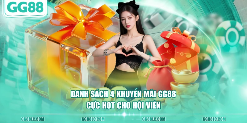 Danh sách 4 khuyến mãi GG88 cực hot cho hội viên